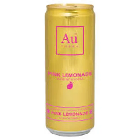Au Vodka Pink Lemonade Soda 330ml Can