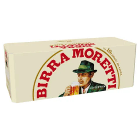 Birra Moretti Premium Lager 10 x 330ml Cans
