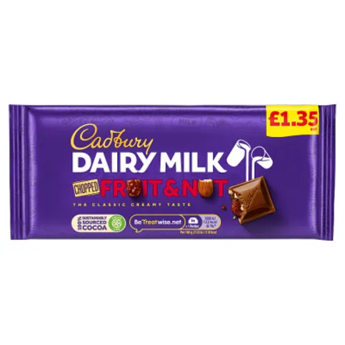 Cadbury Dairy Milk Chopped Hazelnut 95g