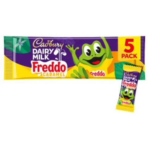 Cadbury Dairy Milk Freddo Caramel Chocolate Bar 5 Pack 97.5g
