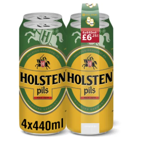 Holsten Pils Beer 4 x 440ml Can